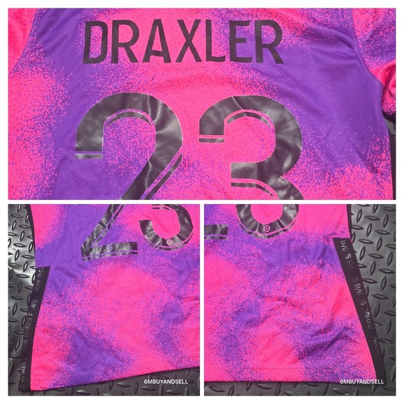 PSG Jordan Draxler‎ 23 2020/21 Fourth Vaporknit Jersey Mens Large NWT - Picture 6 of 16